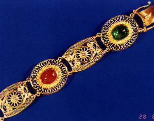 Filigrangoldschmuck Armband aus 750er Gelbgold (AB 14) 