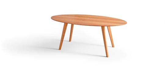 Tisch MARTO elliptisch 220 x 125 cm | Wildeiche gebürstet