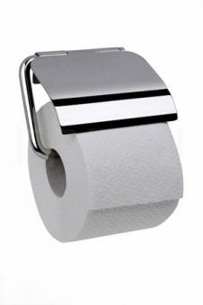 FRELU® Toilettenpapierhalter aus Edelstahl als Wandmontage (mit Blattstopper) 