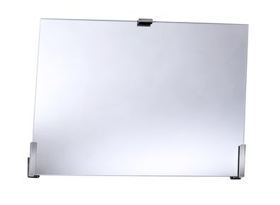 FRELU® Kippspiegelgarnitur mit Edelstahlspiegel 60 x 50 cm 