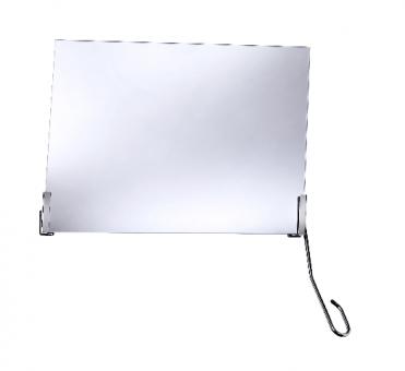 FRELU® Kippspiegelgarnitur mit Hebel und Kristallspiegel 50 x 60 cm 