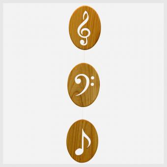 Harmonieobjekt MOBILE Zeichen der Musik 
