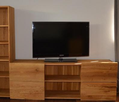 Woodline TV-Sideboard mit 4 Schubladen & 2 Fächer 
